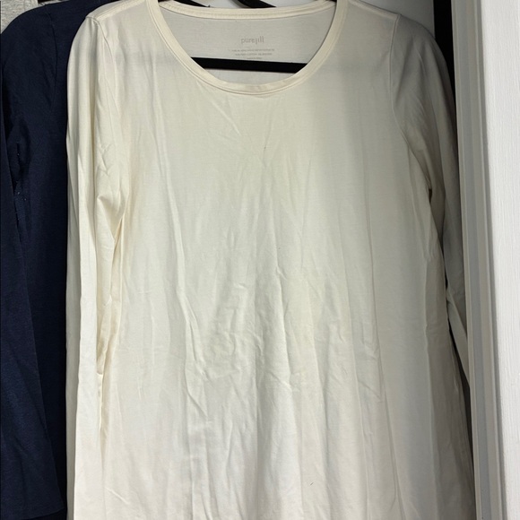 J.Jill Pure Jill Long Sleeve Crew Neck Tops - Set of 4 - Picture 2 of 6